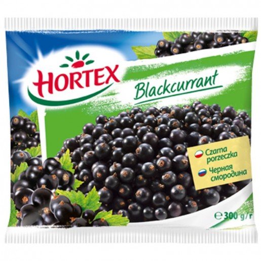 Ягода hortex черная смородина, 300г м/у (5900477003892)